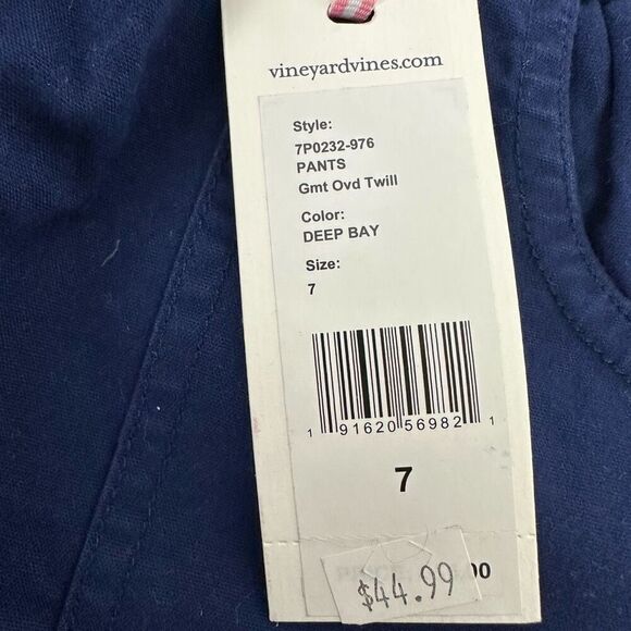 Vineyard Vines Girls size 7 Pull On Pants - Picture 4 of 4
